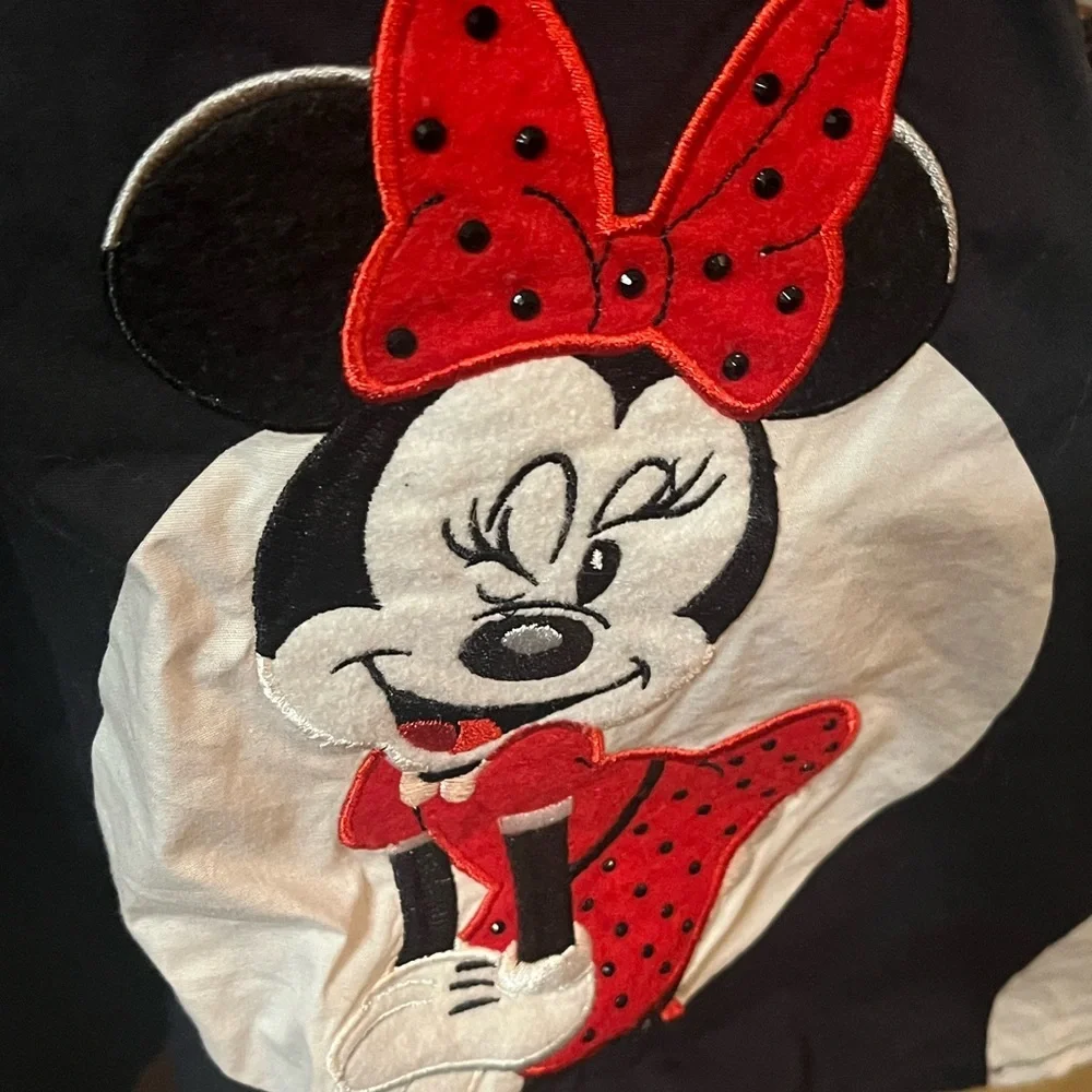 Disney Parks Black and White Polka Dot Dress